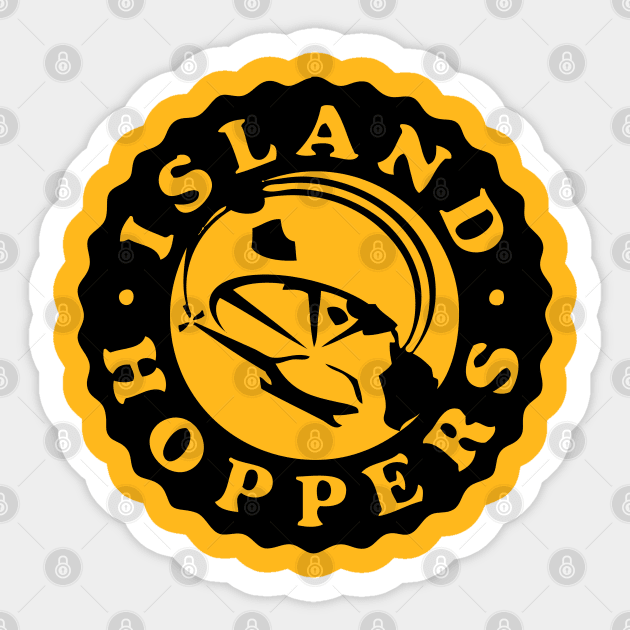 Island Hoppers Classic Light Fabrics Sticker by MostlyMagnum